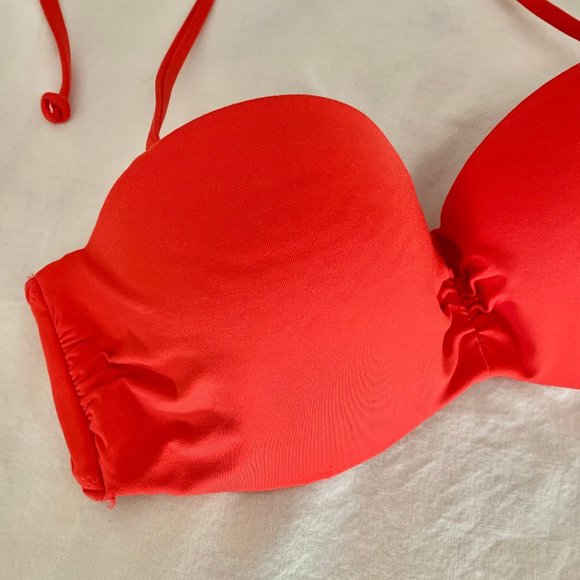 H&M Ruched Strapless Bikini Top - Picture 3 of 4